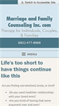 Mobile Screenshot of marriageandfamilycounselinginc.com